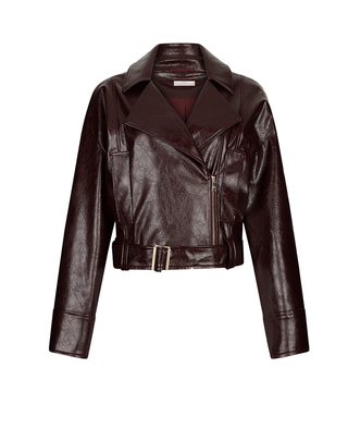GIUBBINO BYKER GLOSSY - TESTA DI MORO UF5231E1038 X0722 LIU JO 