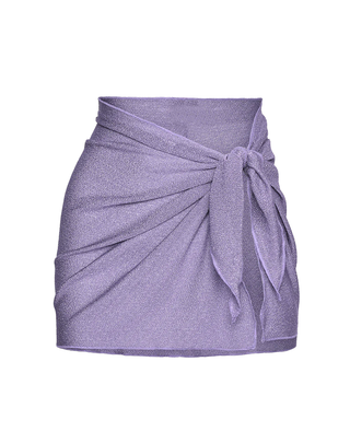 PAREO CORTO CON FILO LUREX - LILLA SW1147 LC F**K 