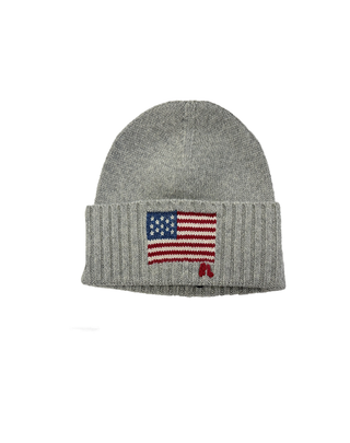 ZUCCOTTO IN MISTO LANA CON BANDIERA - GRIGIO MELANGE 449P02044 002 RALPH LAUREN 
