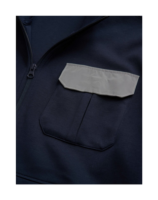 FELPA UOMO CON TASCHINO WALTON - BLU