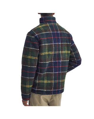 GIACCA UOMO IN SHERPA TARTAN - VERDE MFL0187 TN11 BARBOUR 