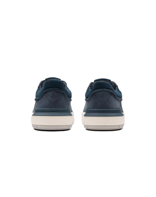 SNEAKERS UOMO IN PELLE NABUK BLU " COURTLITE 2 RUN " 26181 323 CLARKS 
