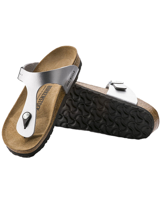 INFRADITO GIZEH IN BIRKO-FLOR SILVER 043851-N SILVER BIRKENSTOCK 