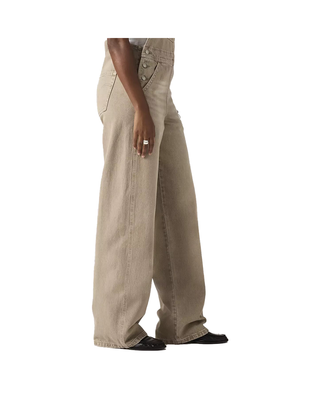 SALOPETTE DONNA BAGGY IN DENIM BEIGE 000UG-0005 U LEVI'S 