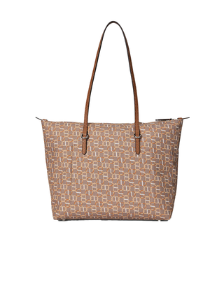 BORSA SHOPPER KEATON 26 TOTE - MARRONE FANTASIA 431916737 039 RALPH LAUREN 