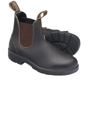 STIVALETTO UNISEX " 500 " IN PELLE - MARRONE 500 BROWN BLUNDSTONE 