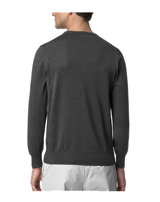 MAGLIONE UOMO SEBASTIEN MERINO - GRIGIO MEL SCURO K2142EW 48M K-WAY 