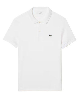 POLO UOMO REGULAR FIT IN COTONE PIMA - BIANCO DH2050 001 LACOSTE 