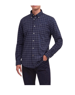 CAMICIA " LONDON " TAILORED FIT - MIDNIGHT TARTAN MSH5023 TN11 BARBOUR 