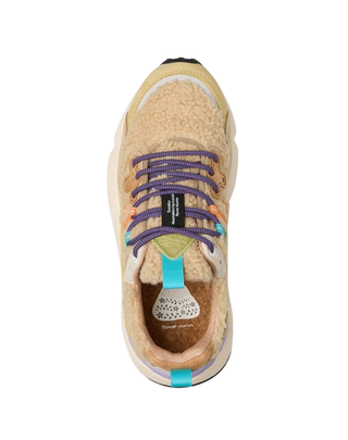 SNEAKERS DONNA "YAMANO 3" - BEIGE 2017817-30 1E11 FLOWER MOUNTAIN 