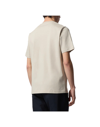 T-SHIRT UOMO MEZZA MANICA " CLASH " - BEIGE T62000JE004 A00081 REFRIGIWEAR 