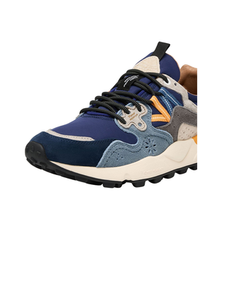 SNEAKERS UOMO "YAMANO 3 " - BLU/GIALLO