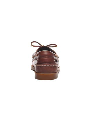 MOCASSINO BARCA DA UOMO " DOCKSIDES PORTLAND " IN PELLE MARRONE 70000G0 A2O SEBAGO 