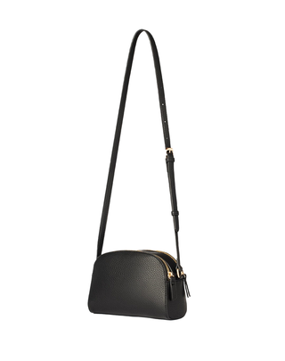 TRACOLLINA IN ECO PELLE CON LOGO - NERO B811EU MA001 MANILA GRACE 