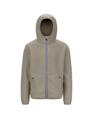 GIUBBINO UOMO JACK SHERPA POLAR REVERSIBILE - GREEN OAK K3132NW B35 K-WAY 