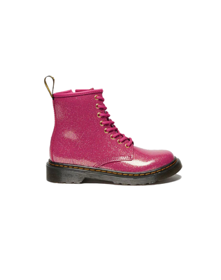 STIVALI JUNIOR " 1460 " IN PELLE LUCIDA GLITTERATA FUXIA 41436650 FUXIA DR.MARTENS 
