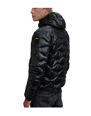 PIUMINO UOMO AD ONDE "WAVE" - NERO 25WBLUC03074 999 BLAUER 