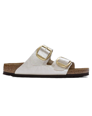 SANDALO ARIZONA A FIBBIA GRANDE - BIANCO PERLA 1020021-S PEARL WHITE BIRKENSTOCK 
