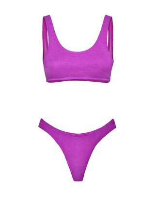BIKINI DONNA IN LYCRA CREPE - VIOLA SW1807 PR F**K 
