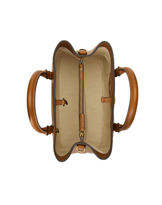 BORSA DONNA MARCY IN VERA PELLE - CUOIO 431876725 005 RALPH LAUREN 