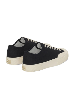 SNEAKERS "2432 WORKS LOW CUT" IN COTONE - BLACK S51347W AOU SUPERga 