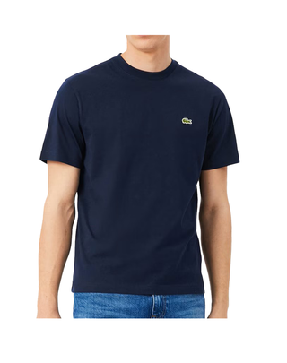 T-SHIRT UOMO TAGLIO CLASSICO - BLU NAVY TH7318 166 LACOSTE 