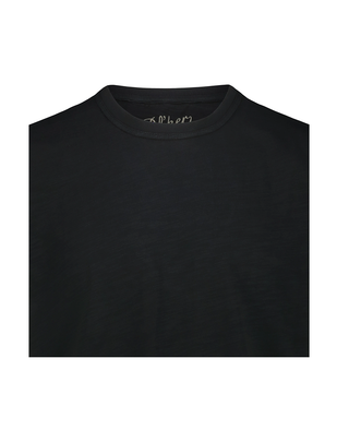 T-SHIRT UOMO IN COTONE FIAMMATO - BLACK 1201 B BL'KER 
