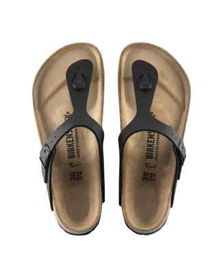 INFRADITO UOMO "GIZEH BIRKENSTOCK" PIANTA NORMALE - NERO