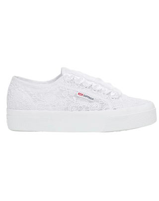 SNEAKERS DONNA "2740 FLOWER MACRAME" -WHITE S2136QW A0A SUPERga 