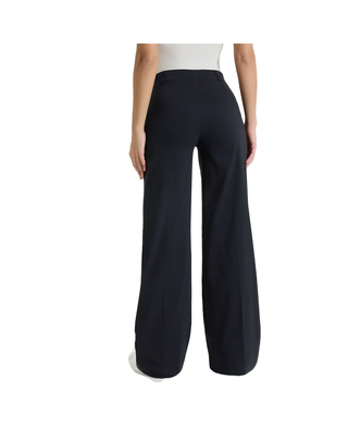 PANTALONE A GAMBA LARGA IN TESSUTO SUPER FRESH - NERO DP23P4 020 RAGNO 