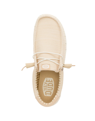SCARPE UOMO " WALLY STRETCH MESH " - IRIS CREAM/EGRET