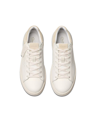 SNEAKERS UOMO IN PELLE BIANCA  " COURTLITE 2 RUN " 26181 325 CLARKS 