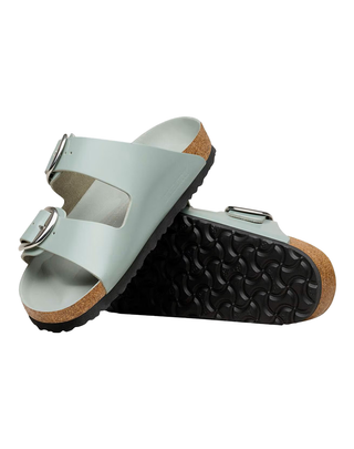 SANDALO ARIZONA IN PELLE CON FIBBIA GRANDE - PURE SAGE 1031882-S PURE SAGE BIRKENSTOCK 