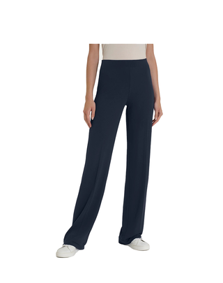 PANTALONE DONNA IN JERSEY LEGGERO - BLU D987PE 078 RAGNO 