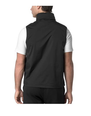 GILET UOMO "VALEN STRETCH NYLON JERSEY" - BLACK PURE