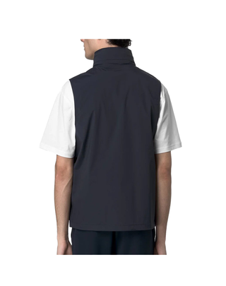 GILET UOMO "VALEN STRETCH NYLON JERSEY" - BLUE DEPTH K3123TW K89 K-WAY 