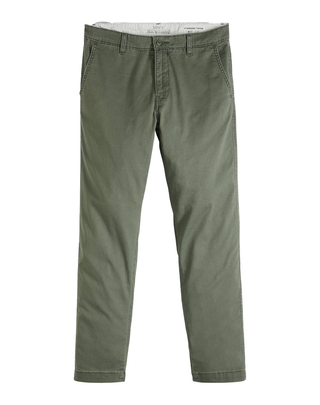 PANTALONI CHINO UOMO IN MISTO COTONE E LINO - VERDE 17196-0197 U LEVI'S 