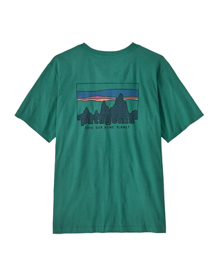 T-SHIRT UOMO '73 SKYLINE - GEM GREEN 37841 GEMG PATAGONIA 