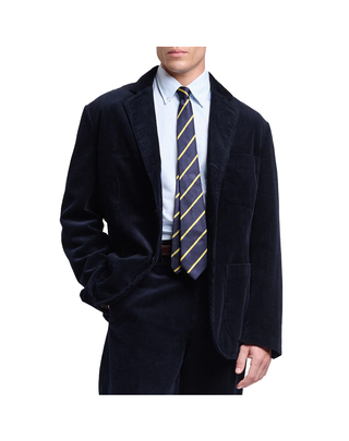 BLAZER A COSTINA DI VELLUTO " NEDDICK CORDUROY" - BLUE DARK 74128KW WQ1 SEBAGO 