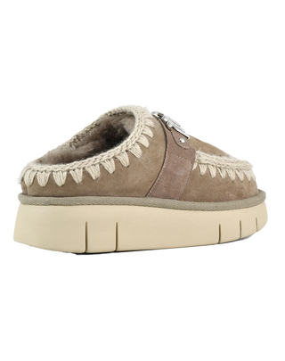 SABOT DONNA "BOUNCE CLOG METALO LOGO"  - GRIGIO MU.FW531001A ELGRY MOU 