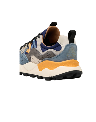 SNEAKERS UOMO "YAMANO 3 " - BLU/GIALLO