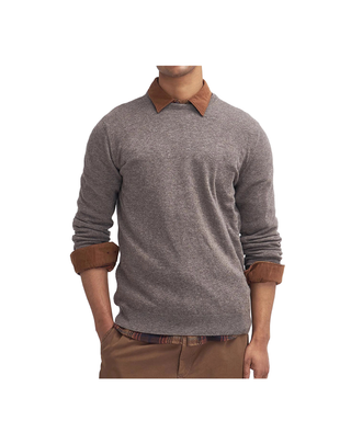 PULLOVER UOMO "ESSENTIAL" - DARK STONE MKN0345 ST71 BARBOUR 