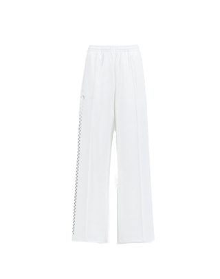 PANTALONE DONNA IN MISTO COTONE " WILLO " - BIANCO SPORCO WILLO JOGGING DOVE NO NAME 