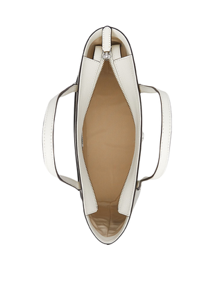 BORSA IN PELLE "KARLY" - WHITE