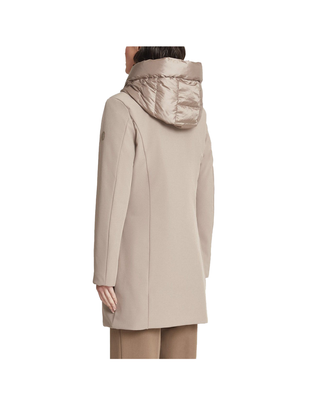PIUMINO LUNGO IN SOFTSHELL " MIRE 3.0 " - BEIGE MIRE 737XP CIESSE PIUMINI 