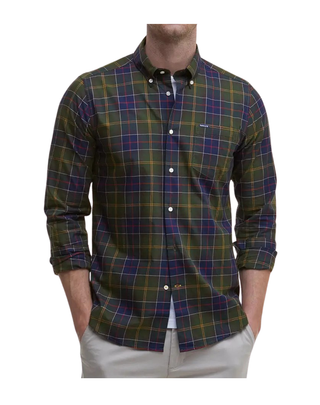 CAMICIA UOMO TAILORED FIT " WETHERAM " - CLASSIC TARTAN MSH4982 TN11 BARBOUR 