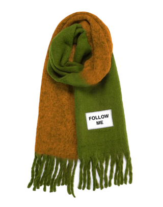 MAXI SCIARPA CON FRANGE - FOLLOW ME SRP 029 VERB TO DO 