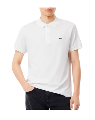 POLO UOMO REGULAR FIT IN COTONE PIMA - BIANCO DH2050 001 LACOSTE 