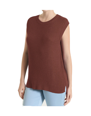 MAGLIA DONNA SENZA MANICHE - CAPPUCCINO DS02M3 562 RAGNO 