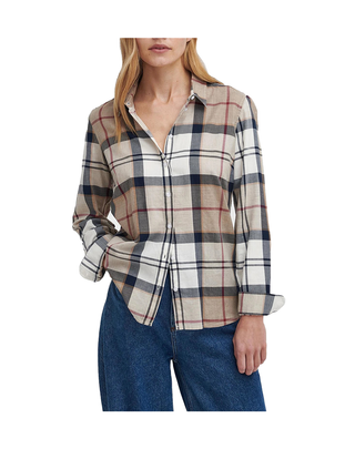 CAMICIA DONNA "BREDON" TAGLIO CLASSICO - BEIGE LSH1353 BR37 BARBOUR 